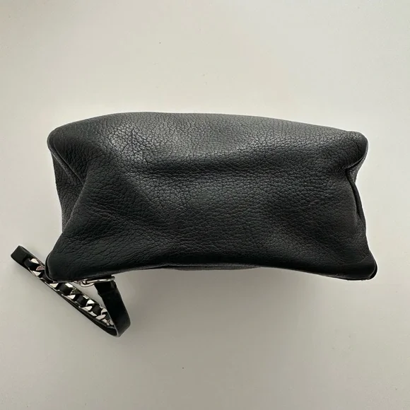 Givenchy Pandora Leather Black Wristlet Pouch Authentic - Picture 5 of 9